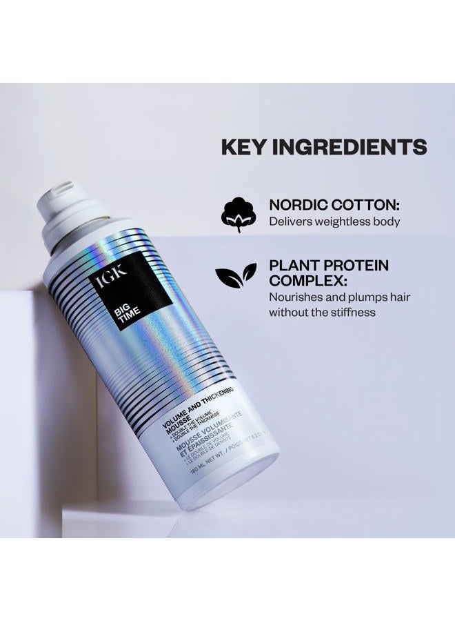 iGK موس شعر بحجم كبير | حجم + تكثيف + تركيبة خفيفة الوزن | 6.2 أونصة - Image 3
