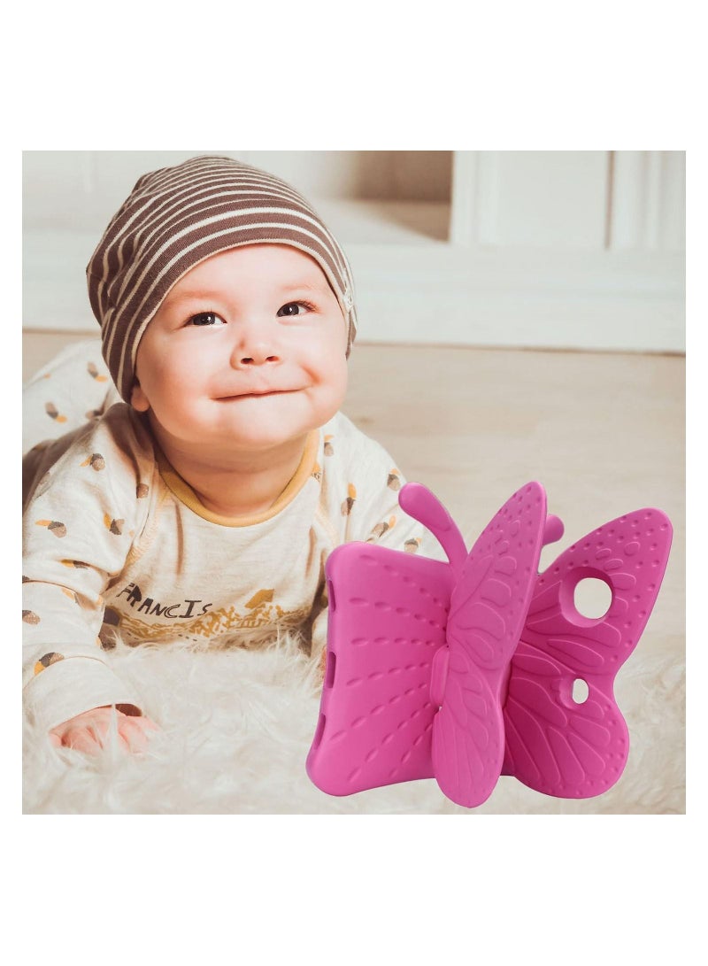 iPad 9th 8th 7th Generation Case Kids Girls, Cute Butterfly Shockproof EVA Foam Super Protection Stand Cover for iPad 2021 2020 2019 10.2" and iPad Air 3 Pro 10.5" - Image 5