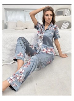 Generic Women 2 Pieces Premium Satin Pyjama Set Ladies Sleepwear  - Image 3