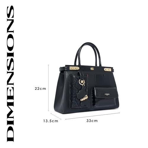 Akiki London Women's Southall Satchel Bag | Satchel Handbag for Work | Ladies Purse | Stylish Shoulder Bag | Gift for Women - Image 3