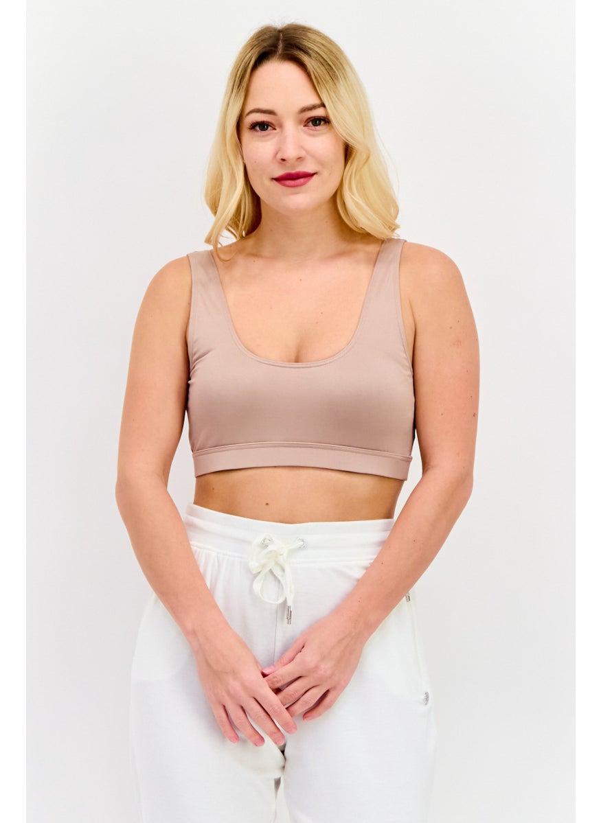 Women Round Neck Sleeveless Plain Bralette, Tan - pzsku/Z9C9CD6F23FFDE22FCA24Z/45/_/1737641869/ffcb9fc0-cec6-4fb9-8ca8-932e48886e70