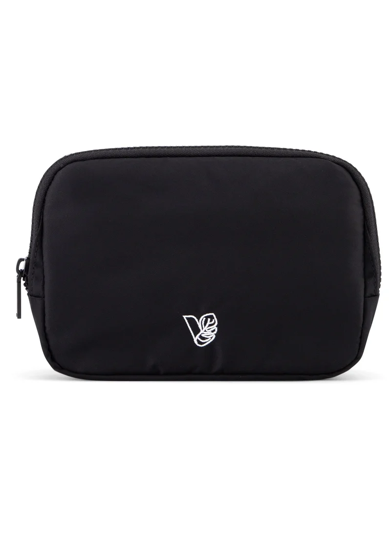 Veganologie Echo Everyday Belt Bag in Black Made from 2.9 Recycled Plastic Bottles