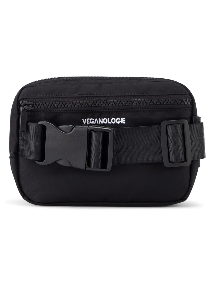 Veganologie  Echo Everyday Belt Bag in Black Made from 2.9 Recycled Plastic Bottles  | Best Price UAE
