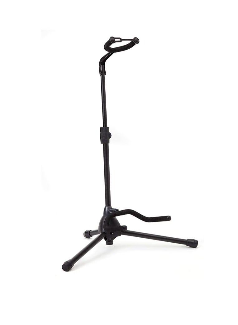 HOLA Music Guitar Stand - Collapsible Tripod Travel Guitar Rack w/Padded Neck for Bass, Acoustic, Electric Guitars - Pack of 1 Tripod - Image 1