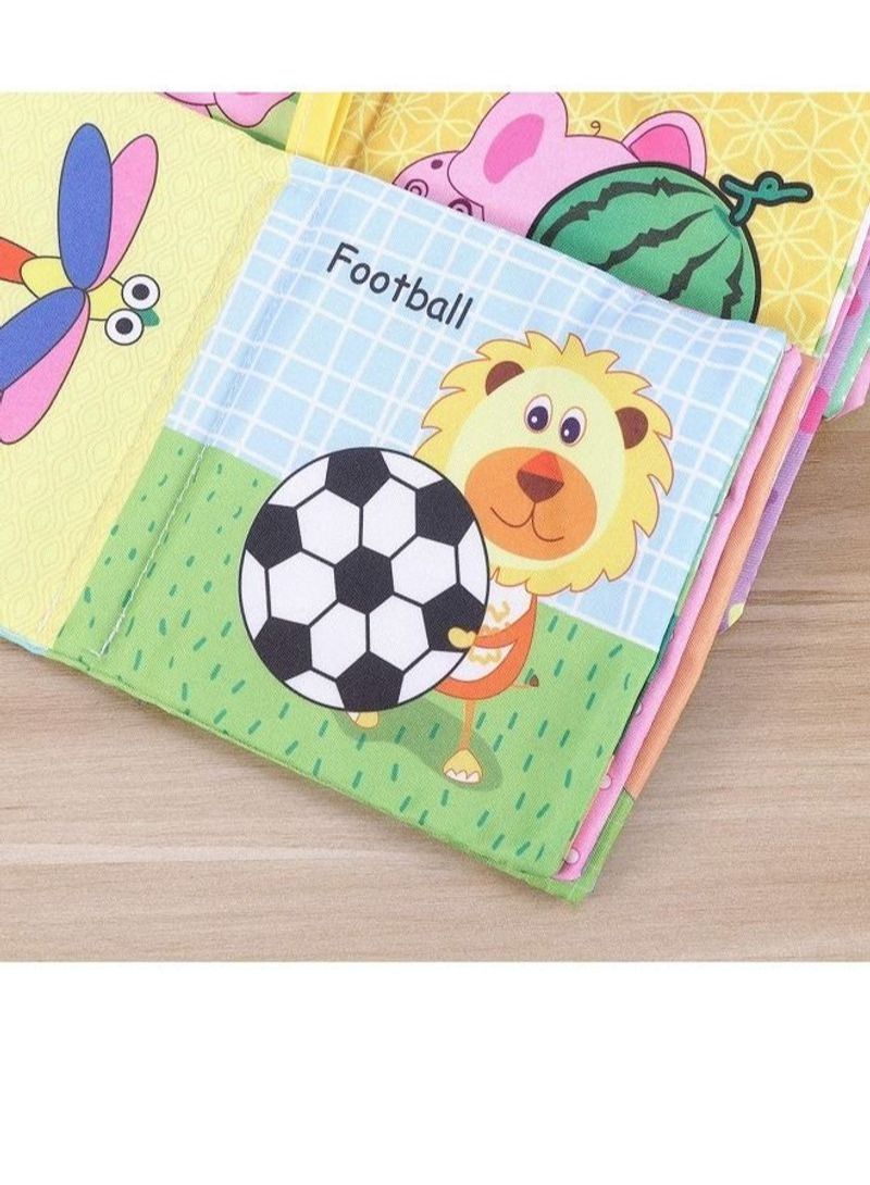 NIBEMINENT 4Pcs Baby's Cloth Book Fabric Educational Books - Image 3