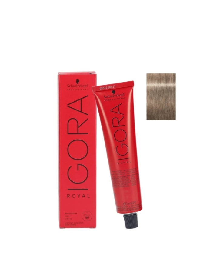 Schwarzkopf Igora Royal Permanent Color 9-1 Blonde Extra Light Gray 60ml - Image 1