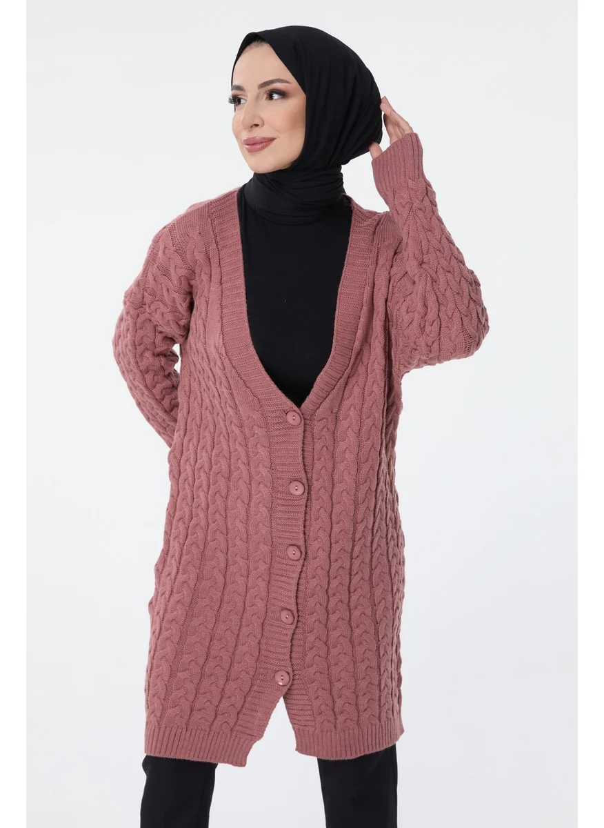Tofisa 23703-GUL-KURUSU Knitwear Cardigan