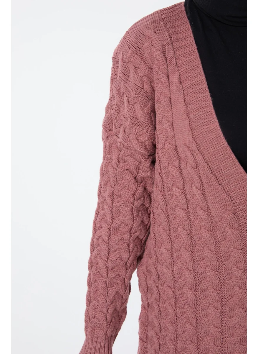 Tofisa 23703-GUL-KURUSU Knitwear Cardigan