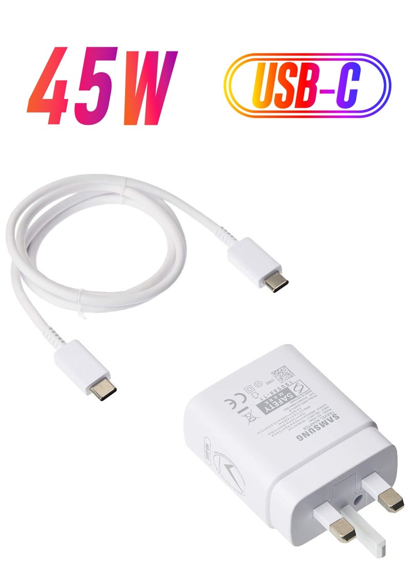 ELTRAZONE - 45W USB C Charger,Samsung Super Fast Charger Type C for Samsung Galaxy S22 Ultra/S22+/S22/S21 Ultra/S21 Plus 5G/Note 20 Ultra/S20/S20 Ultra/Tab S8 Ultra S8+,PPS Fast Wall Charger - Image 1