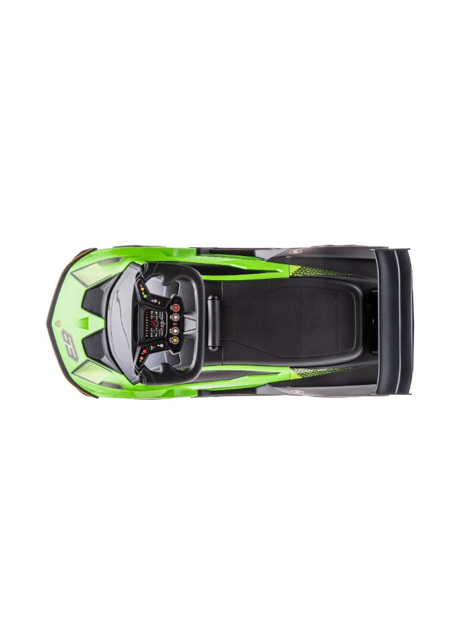 LAMBORGHINI Offical Licensed Lamborghini Essenza SCV12 Ride on car, Kid's ride-on toys, Foot to Floor, with sound and horn (Green) - Image 2