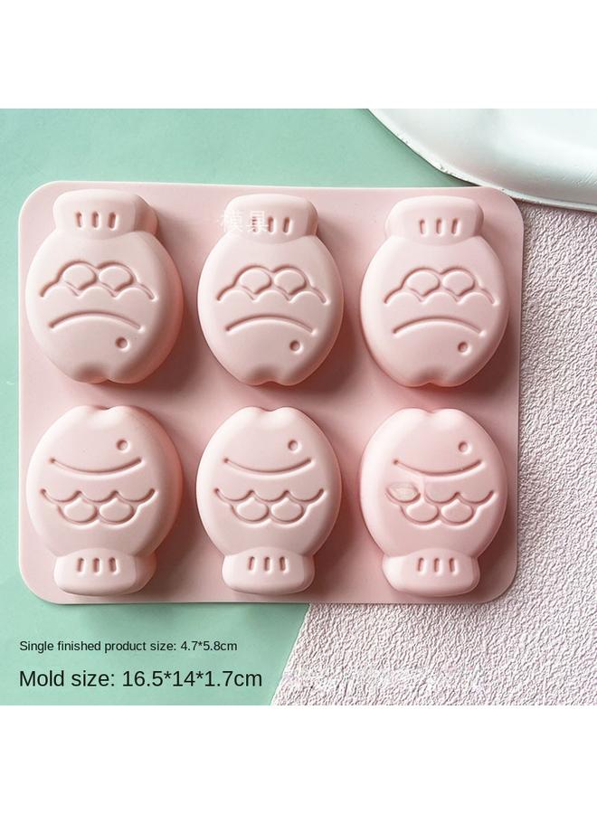 Bluejw 6 Even Small Fish Wax Bottle Sugar Mold Silicone Cat Claw Bowl Cake Jelly Kneading Music Gypsum Soap Making Tools - Image 5