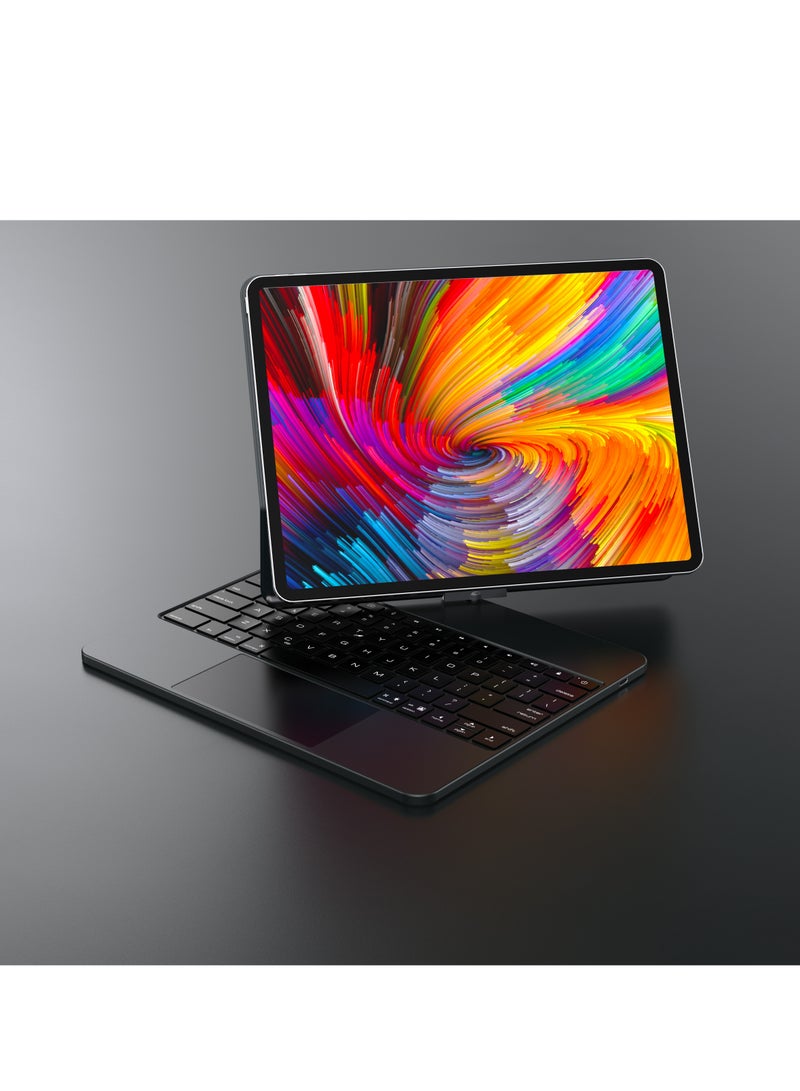 GULFLINK Wireless Keyboard With Protect Case For Model 2018/2020/2021 iPad 12.9 inch   Black  - Image 2
