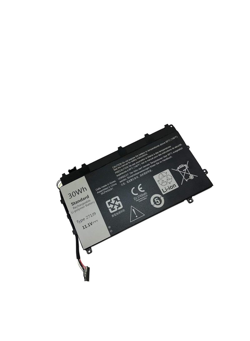 Terabyte 11.1V 30Wh 271J9 GWV47 0GWV47 YX81V Replacement Laptop Battery for Dell Latitude 13 7000 7350 Tablet - Image 1