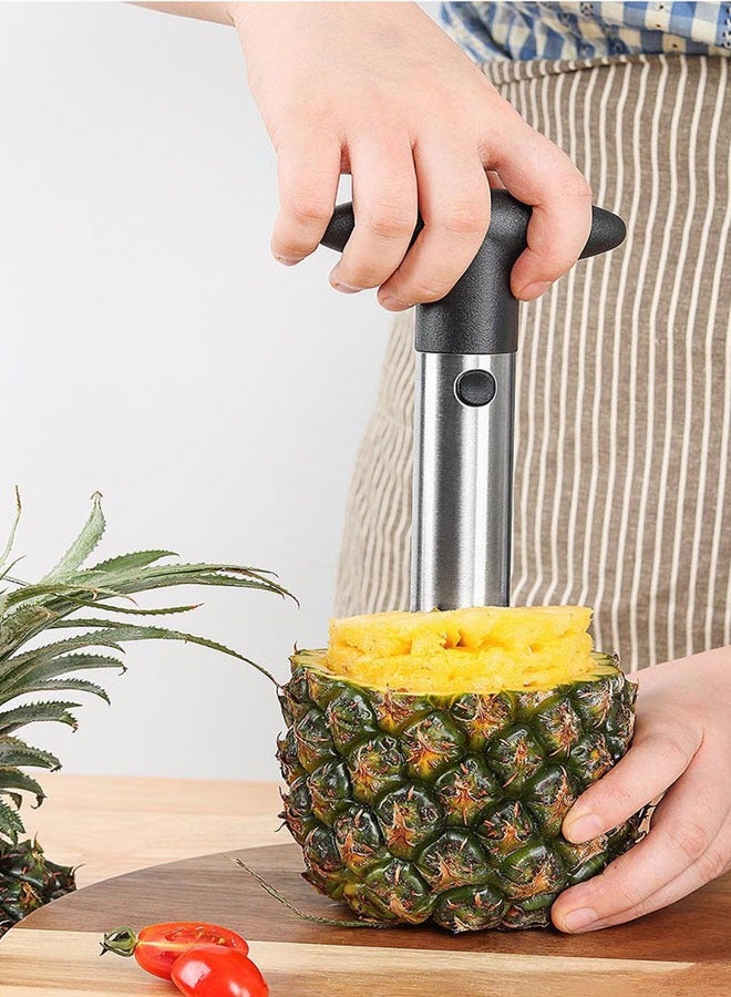 وهاواي Pineapple Corer Slicer Stainless Steel Fruit Pineapple Peeler Cutter for Easy Core Removal Super Fast and Easy Pineapple Cutter for Home and Kitchen - Image 5