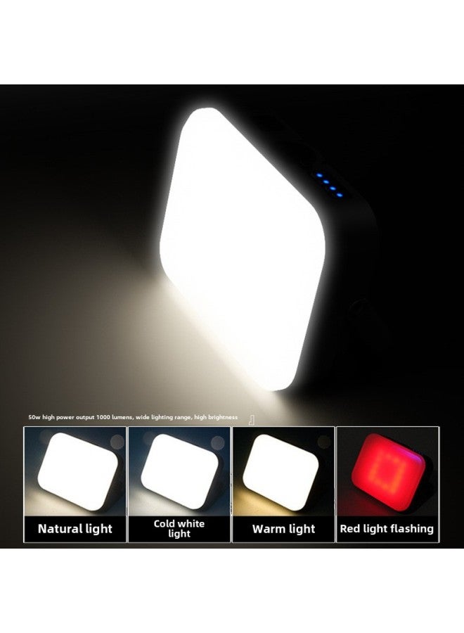 Loquat Rechargeable Work Light Car Led Work Light Solar Emergency Light With Output COB Inspection Light-Color:Kg02 Solar Model + With Stand Hole 4000mah (8-36h) Comes With Hook - Image 3