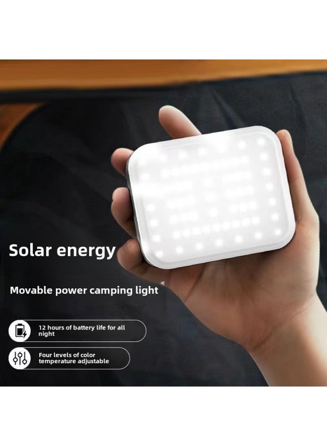 Loquat Rechargeable Work Light Car Led Work Light Solar Emergency Light With Output COB Inspection Light-Color:Kg02 Solar Model + With Stand Hole 4000mah (8-36h) Comes With Hook - Image 4