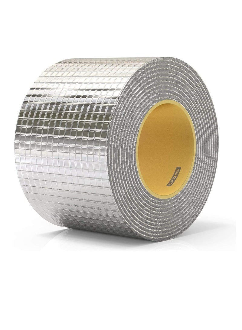 Butyl Super Waterproof Tape | Heavy-Duty Aluminum Foil Leak Repair Seal | UV, Heat & Weather Resistant | 5cm × 5m | Roof, Pipe & Window Repair - Image 1