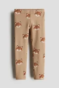 اتش اند ام tan with fox print