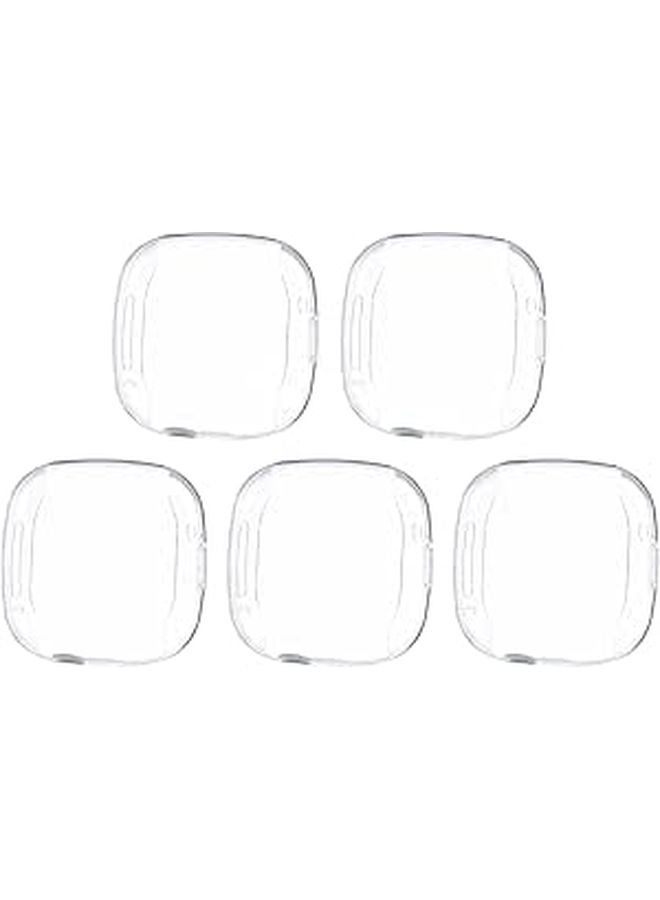 5 Pcs Transparent TPU Protective Case For Watch Frame Scratch Resistant Sweat Design - Image 1