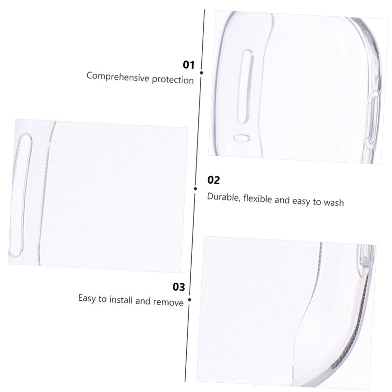 5 Pcs Transparent TPU Protective Case For Watch Frame Scratch Resistant Sweat Design - Image 5