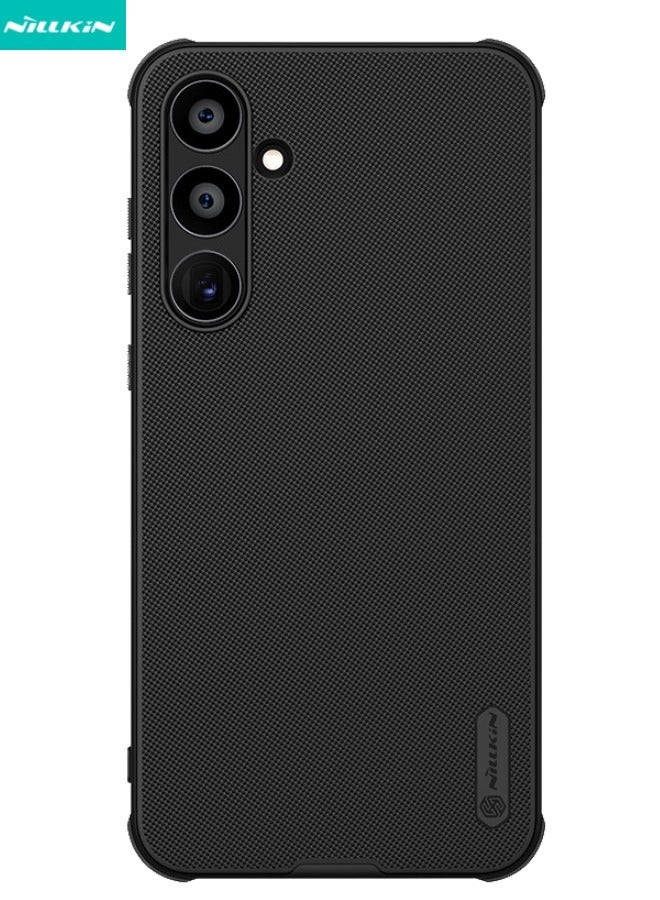 Asan Ge Samsung Galaxy A55 5G Case, Frosted Ultra Thin Phone Case for Samsung A55, Military Grade Shockproof Anti-Scratch & Slip Dual Layer Tough Back Cover for Samsung Galaxy A55 5G, Black - Image 1
