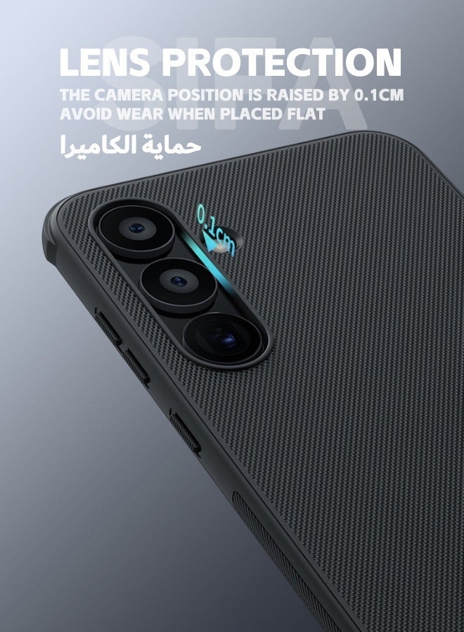 Asan Ge Samsung Galaxy A55 5G Case, Frosted Ultra Thin Phone Case for Samsung A55, Military Grade Shockproof Anti-Scratch & Slip Dual Layer Tough Back Cover for Samsung Galaxy A55 5G, Black - Image 5