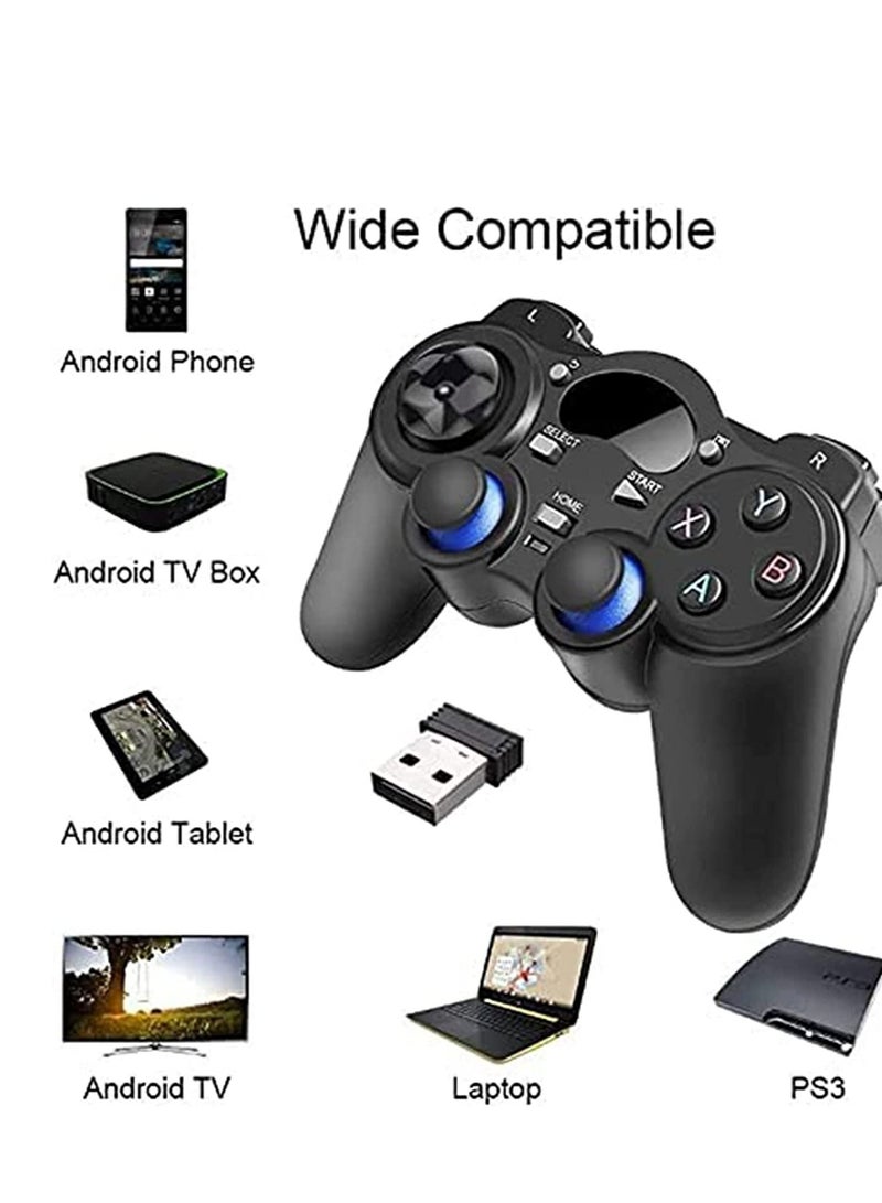 USB Wireless Gaming Controller Gamepad, PC Game for PC,for PC/Laptop Computer(Windows XP/7/8/10)  PS3 Android Steam - 【Black】 - Image 2