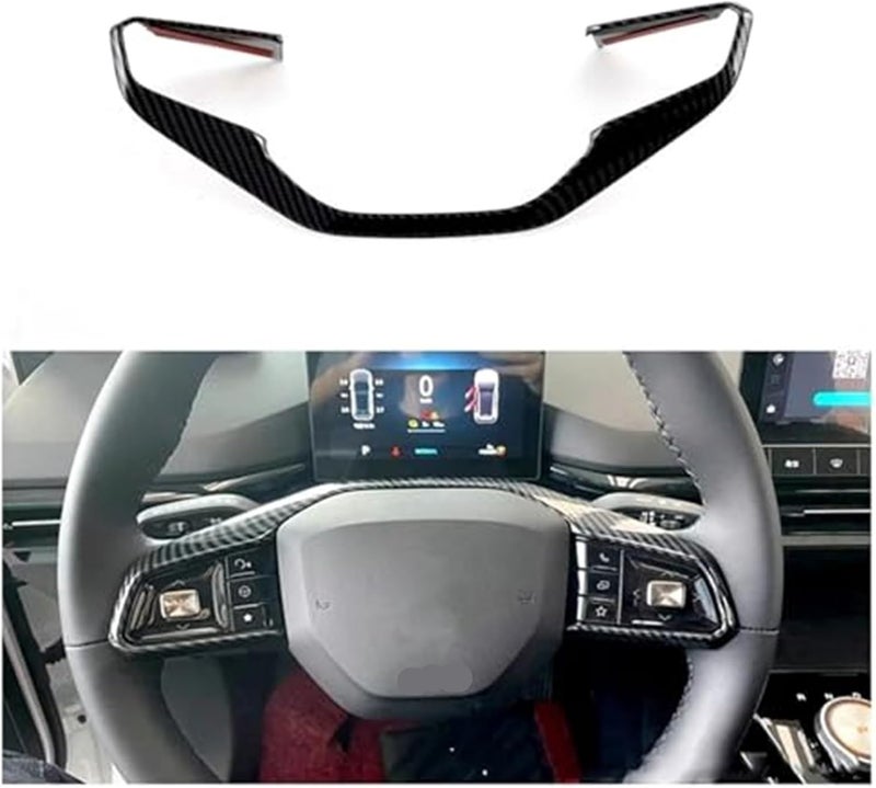 Wivplex Carbon ABS Steering Wheel Trim for MG 4 EV 2023 - Image 2