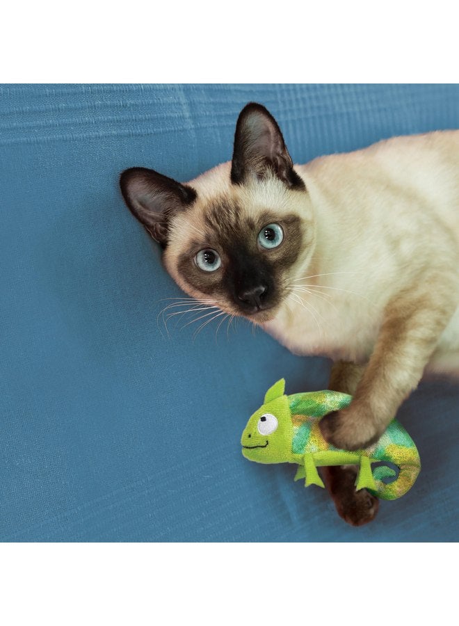 KONG Refillables Catnip Chameleon Toy - Image 2