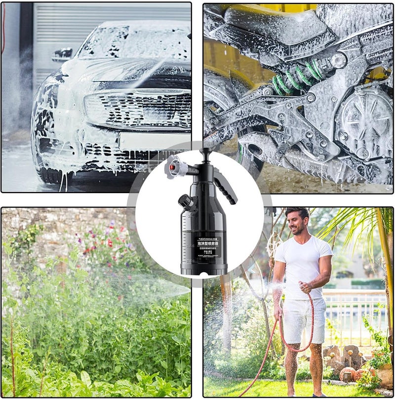 Pressure Washer Foam Cannon | Foam Sprayer Attachment, Comfortable Grip, PP Construction | Car Truck Boat Cleaning Tool, No Garden Hose Needed | Auto Detailing, Home Car Wash, Outdoor Use | Efficient - Image 3