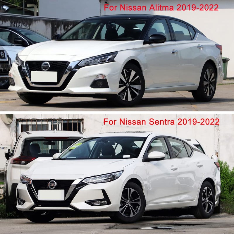 AOKIO Door Handle Cover Trim for 2019 2020 2021 2022 2023 2024 Nissan Altima Accessories Handle Protector for 2020 2021 2022 2023 2024 Nissan Sentra Accessories (with Smart Keyhole) - Image 3