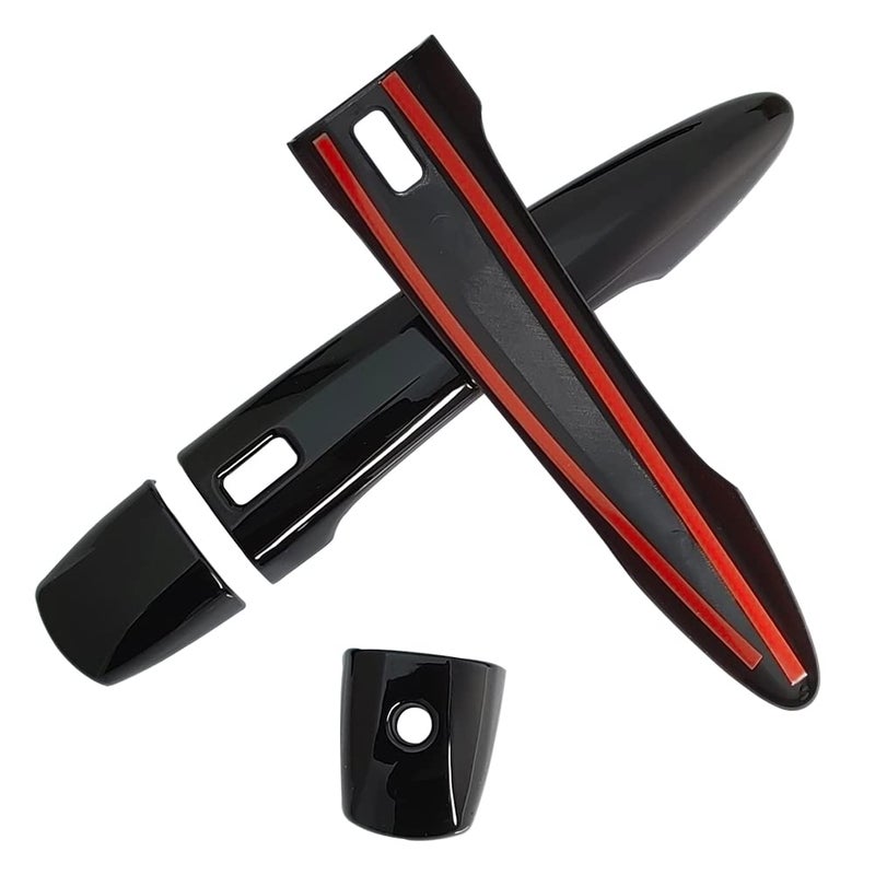 AOKIO Door Handle Cover Trim for 2019 2020 2021 2022 2023 2024 Nissan Altima Accessories Handle Protector for 2020 2021 2022 2023 2024 Nissan Sentra Accessories (with Smart Keyhole) - Image 5