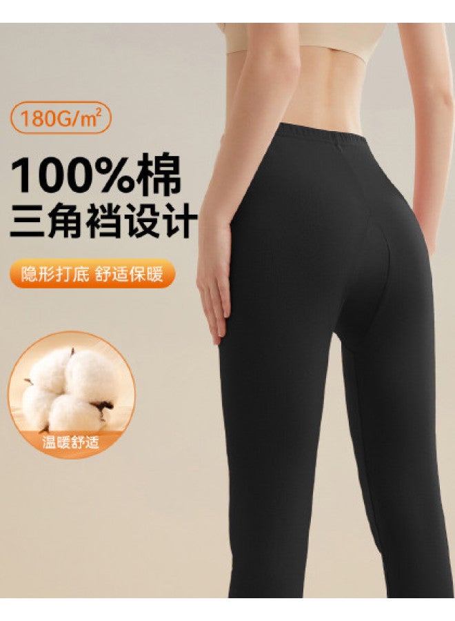 Fenton Antibacterial & Comfortable  Women's Cotton Pants Slim-fit Thermal Underwear For Spring/autumn Warmth - Image 1