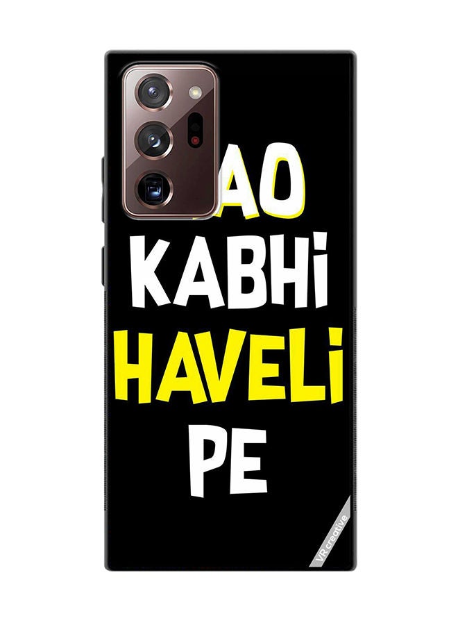 VR CREATIVE Protective Case Cover For Samsung Galaxy Note20 Ultra 5G Aao Kavi Haveli Pe Design Multicolour - Image 1