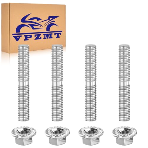 VPZMT Exhaust Studs Nuts for Harley Big Twin 19842015 Sportster XL 19862015 Replaces1671583 - Image 1