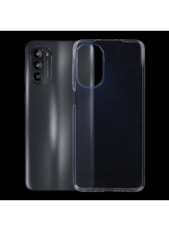 S-TOP Case For Motorola Moto G52 0.75mm Ultra-thin Transparent TPU Phone Case - Image 1