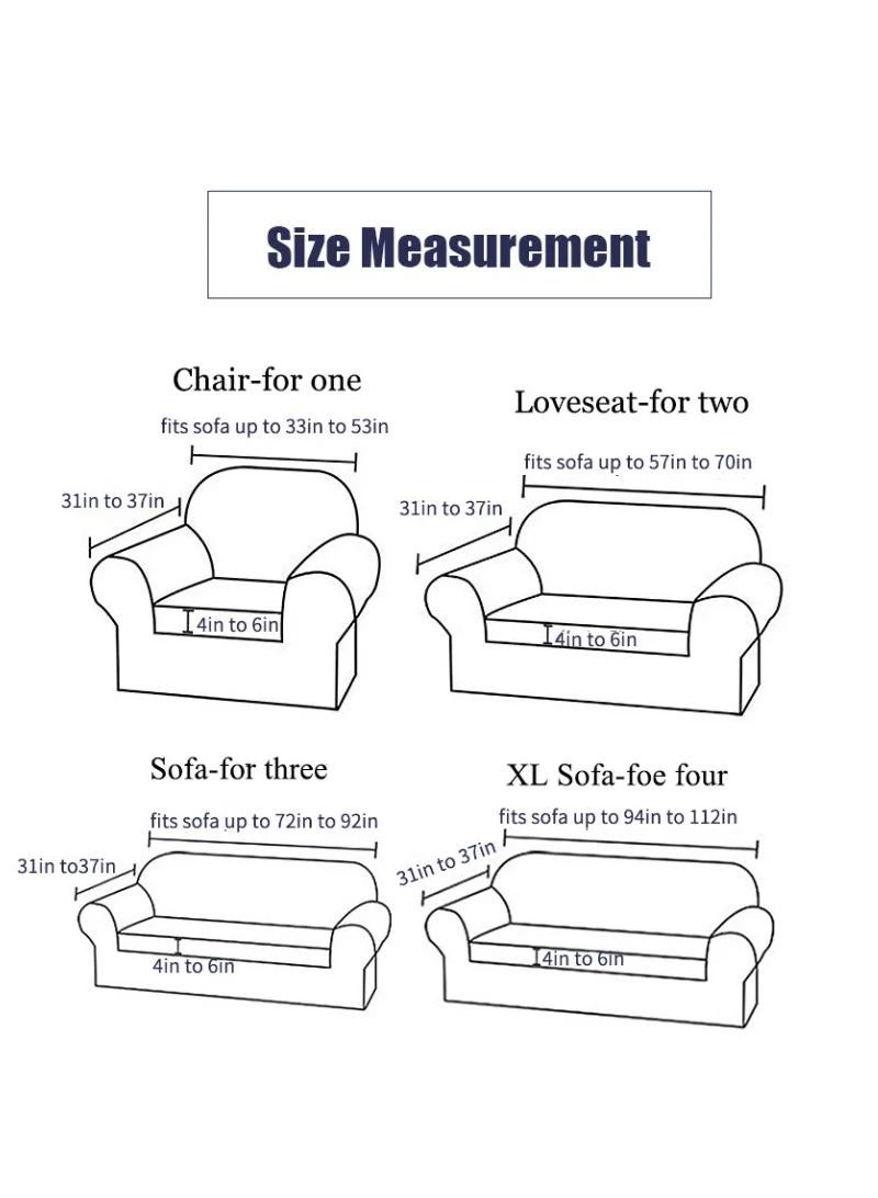 Stretch Sofa Cover, Modern Minimalist All-Inclusive Printed Sofa Cover Suitable For 3 seat(190-230CM) - Image 3