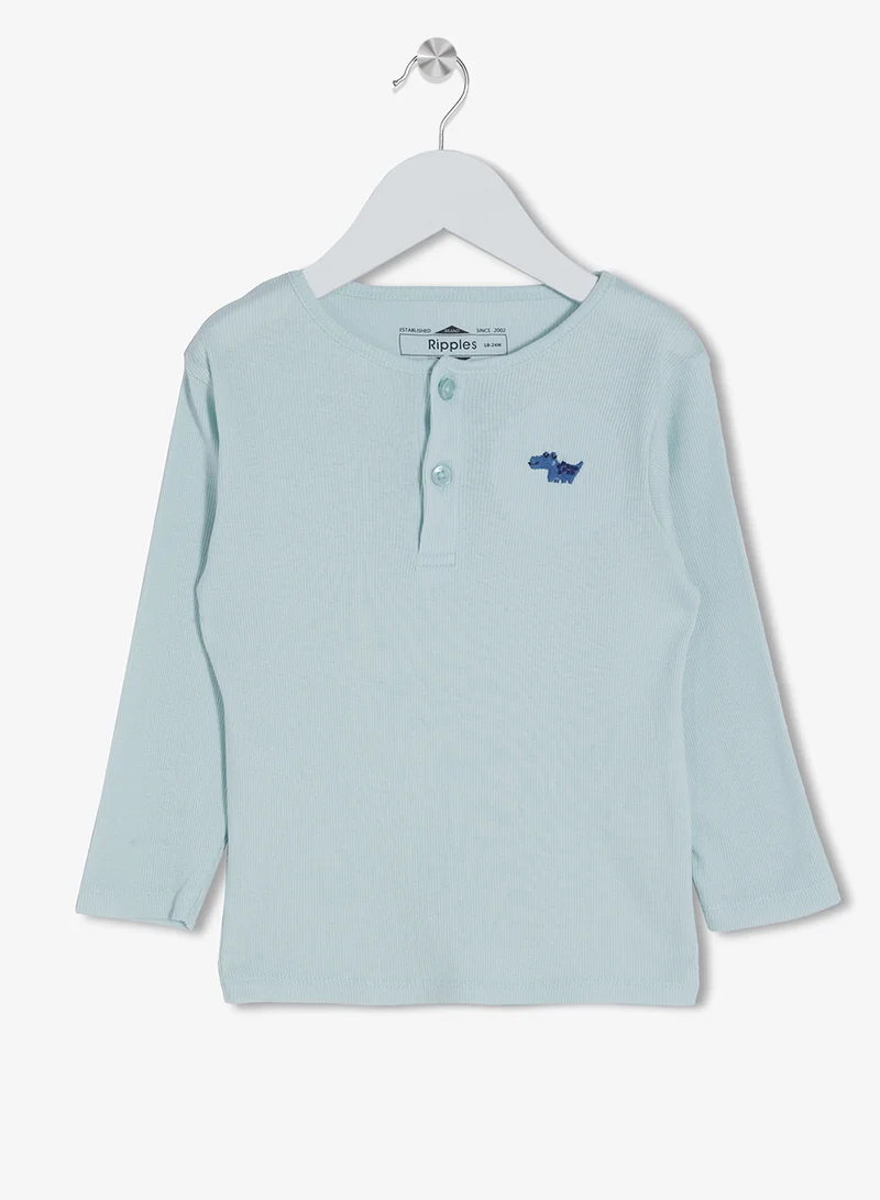 ريبلز مع نمشي طقم بيجامة للأولاد بأكمام طويلة