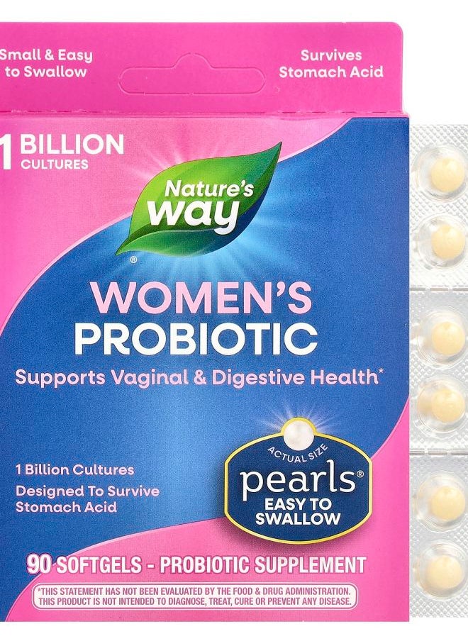 Nature's Women's Probiotic 1 Billion Cultures 90 Softgels 