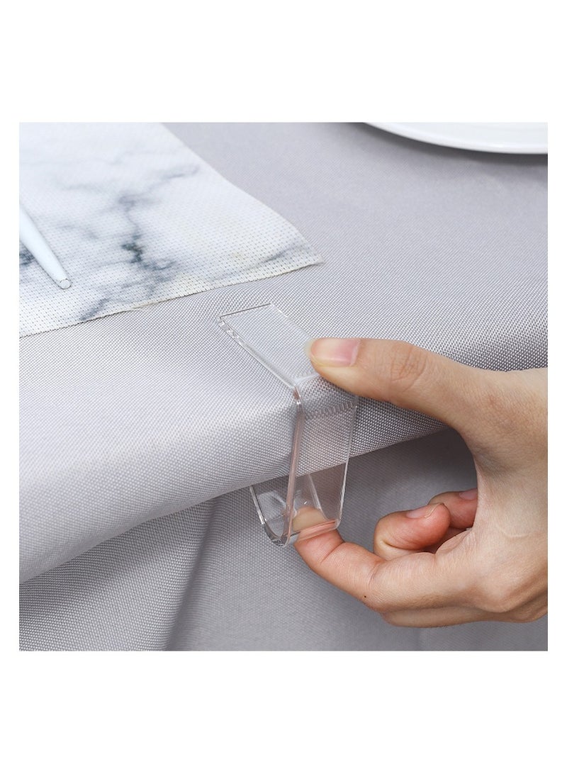 12 PCS Tablecloth Clips - Heavy Duty Picnic Table Clips,  Table Cloth Cover Clamps, Table Cloth Holders Ideal for Restaurant Picnics Marquees Weddings Graduation Party - Image 3