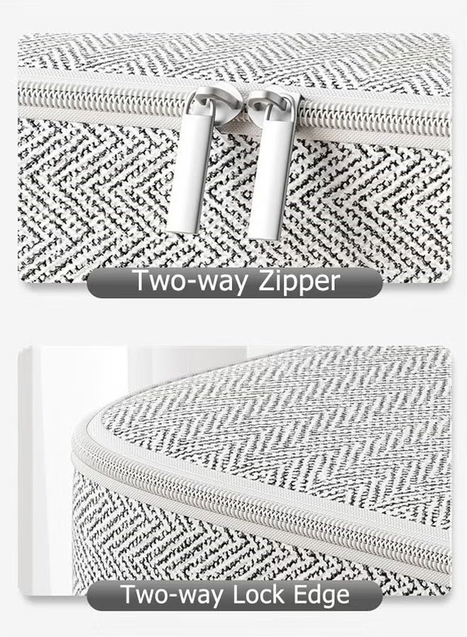 1/2/3PCS 110L Storage Bag  Large Capacity Storage Bags Clothes Storage Box  Storage Bags  Clothes Organizer Clothes Storage  Organizers Foldable Laundry Bag Home for Clothing Blanket Comforters Bed Sheets Pillows and Toys - Image 4