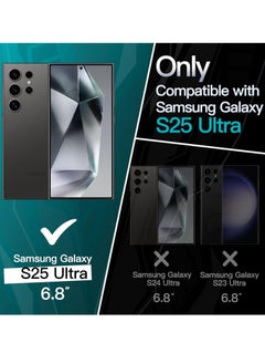 Houmt Samsung Galaxy S25 Ultra Cover Crystal Clear Anti-Yellowing, Shockproof, Anti-Scratch Phone Case Drop Protection Cover for Galaxy S25 Ultra 6.8 inch  - Image 2