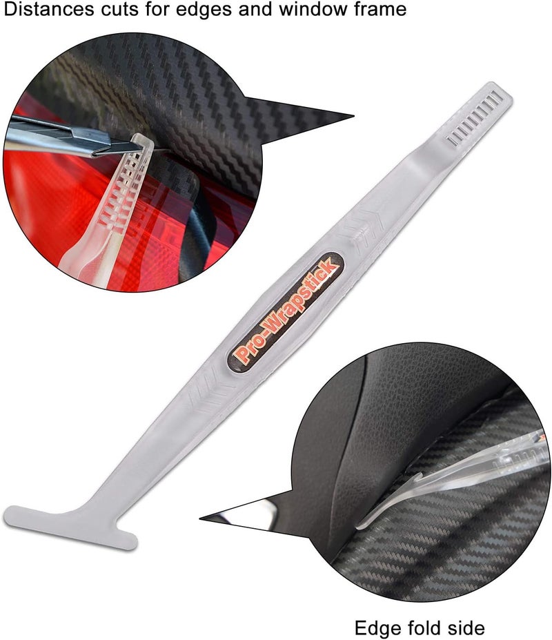 FOSHIO Car Vinyl Wrap Magnetic Wristband Tools Kit Include Adjustable Strap Wrist Band Belt Organizer, Soft Micro Stick Squeegee, Magnet Edged Fold Squeegee, Safety Cutter & Retractable Utility Knife - Image 5
