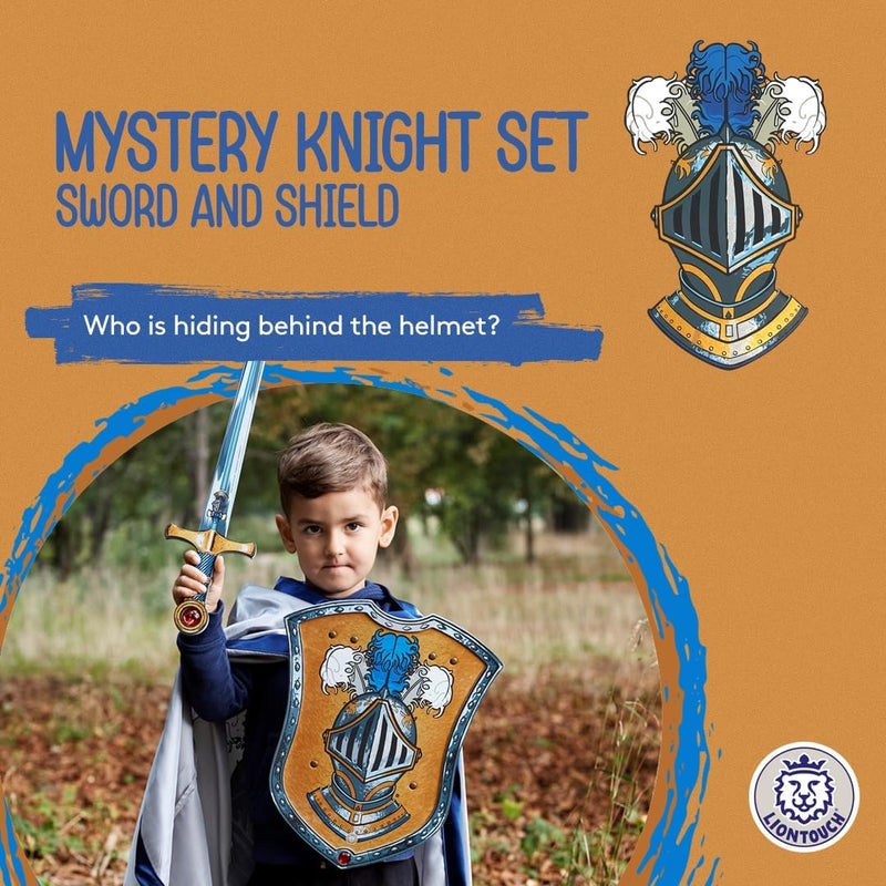 LIONTOUCH Mystery Knight Toy Sword and Shield for Kids | Medieval Set in Foam for Children’s Pretend Play with Mystery Knight Theme | Safe Weapons & Battle Armor for Dress Up & Costumes - Image 2