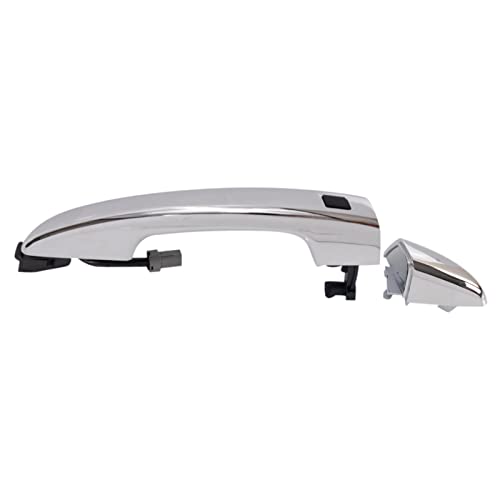 TRQ Front Right Exterior Door Handle Chrome Passenger Side Compatible with 2015-2019 Hyundai Sonata - Image 3