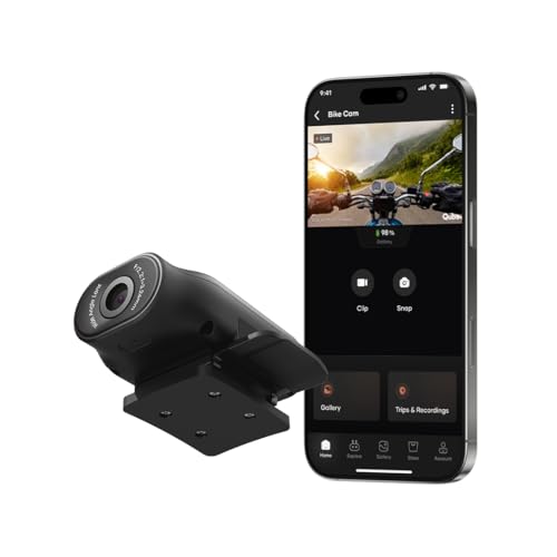 Qubo by Hero Group Smart Bike Cam Pro | 2K Resolution 3MP 1296p | 2000 mAh | 124 Degree Wide Angle | Night Vision | for Motorcycles, Bicycles | Proof on Demand | Record Your Rides | (Bike Cam) - Image 1