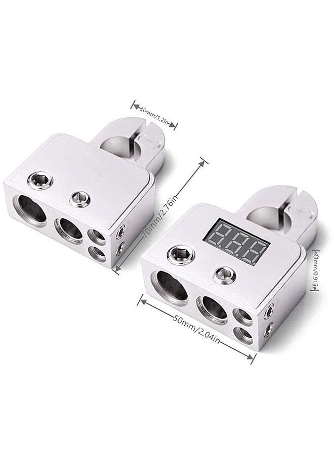 Car Battery Terminal Connectors Positive Negative Battery Terminal Clamps