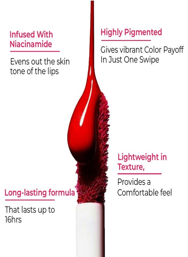 INSIGHT Soft Lip Crème | Lightweight Texture | Long Lasting Formula | Infused with Niacinamide | Highly Pigmented - (Rage Red) 6g - Image 4