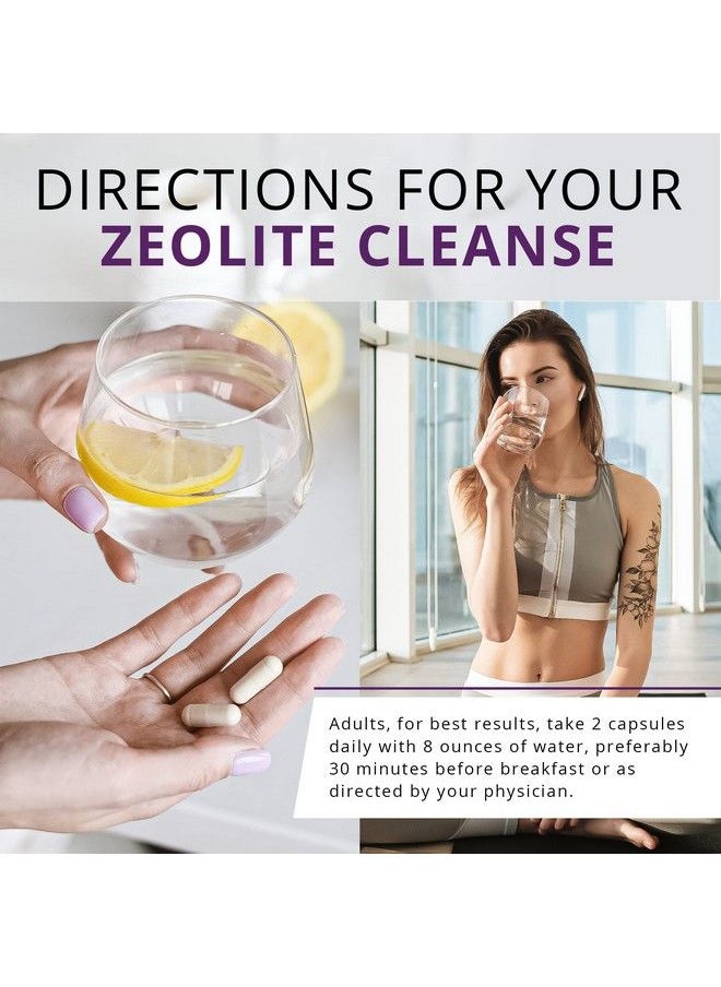 TODICAMP - Zeolite Detox Zeolite Capsules Sorbolit Ultra Fine 12 µm Zeolite Clinoptilolite Powder 95% 3X Activated 120 Capsules Zeolite Powder Supplement 2 Months Supply - Image 1