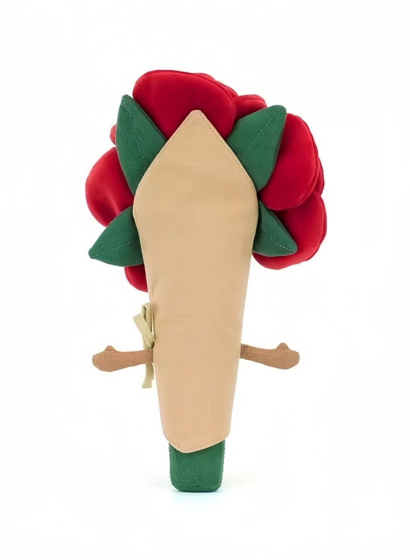 Jellycat Amusable Rose Bundle Plush Toy Holding Flowers Wedding Engagement Birthday Gift Graduate Gift - Image 3